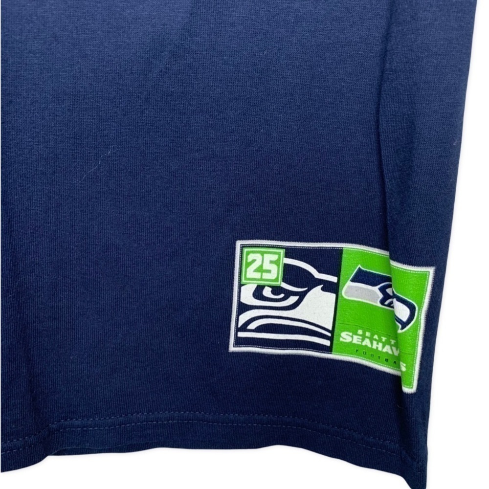 Majestic Seattle Seahawks 25 Sherman Jersey Tshirt - Picture 5 of 5
